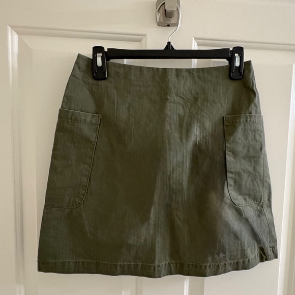 A New Day Olive Green Utility Skirt – Size 4 - Picture 3 of 3